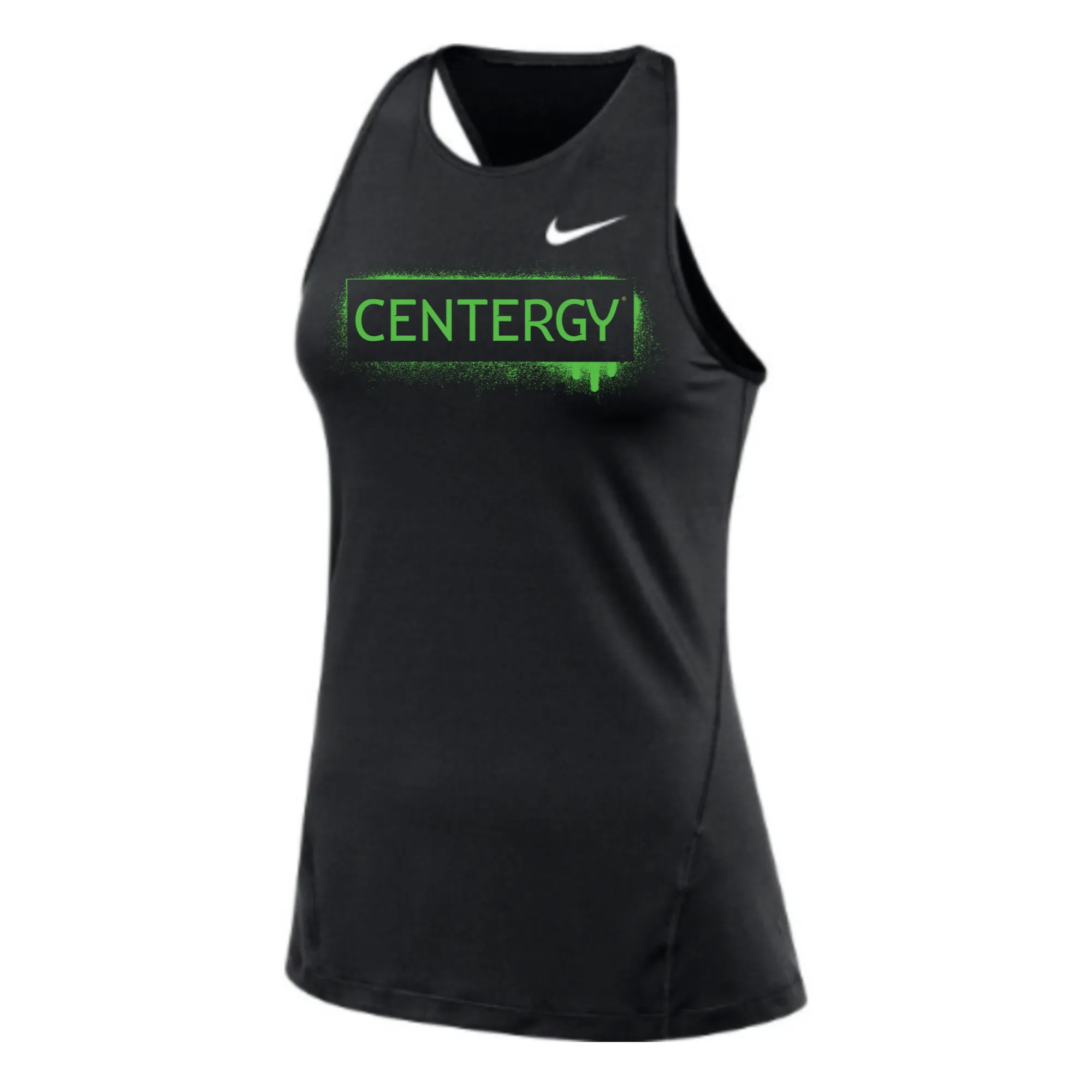MOSSA Nike Women's All Over Mesh Tank (black) -  Centergy Graffiti Logo