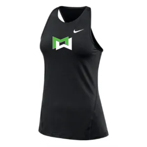 MOSSA Nike Women's All Over Mesh Tank (black) - Centergy "M" Icon Logo