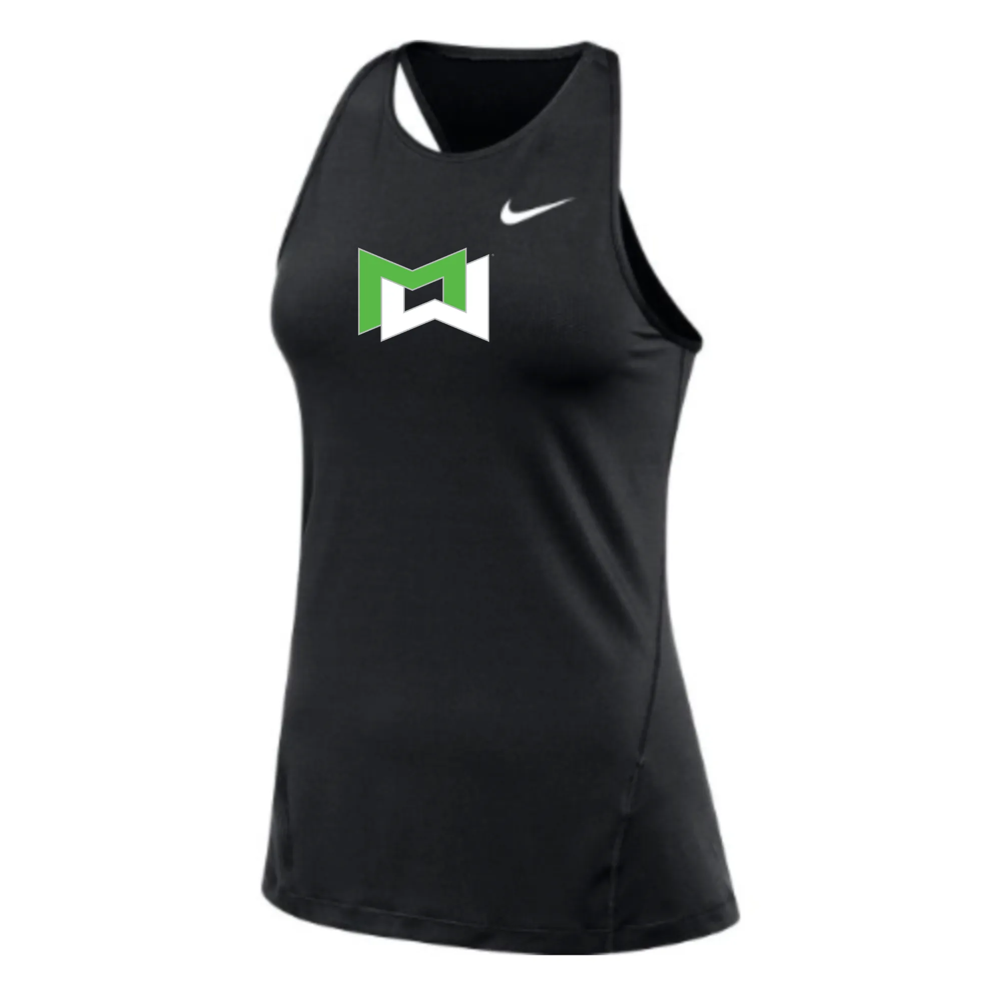MOSSA Nike Women's All Over Mesh Tank (black) - Centergy "M" Icon Logo