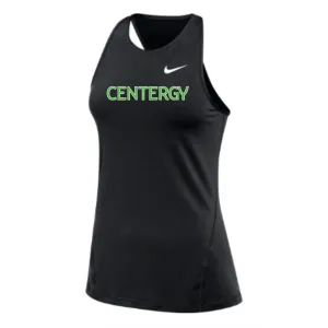 MOSSA Nike Women's All Over Mesh Tank (black) - Centergy Standard Logo