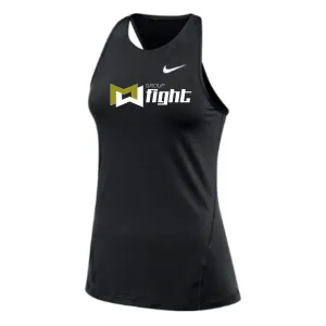 MOSSA Nike Women's All Over Mesh Tank (black) - Fight Full Icon Logo