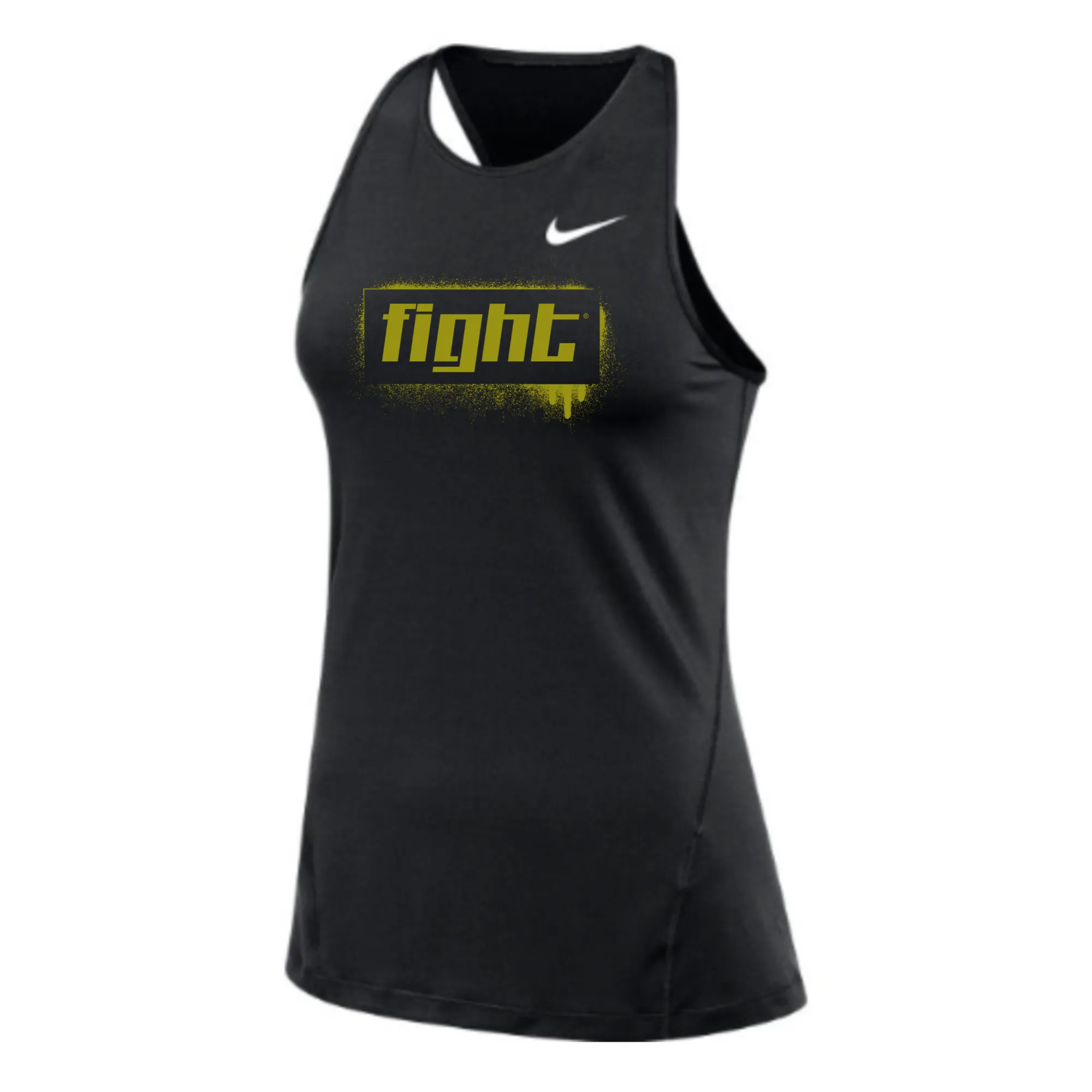 MOSSA Nike Women's All Over Mesh Tank (black) - Fight Graffiti Logo