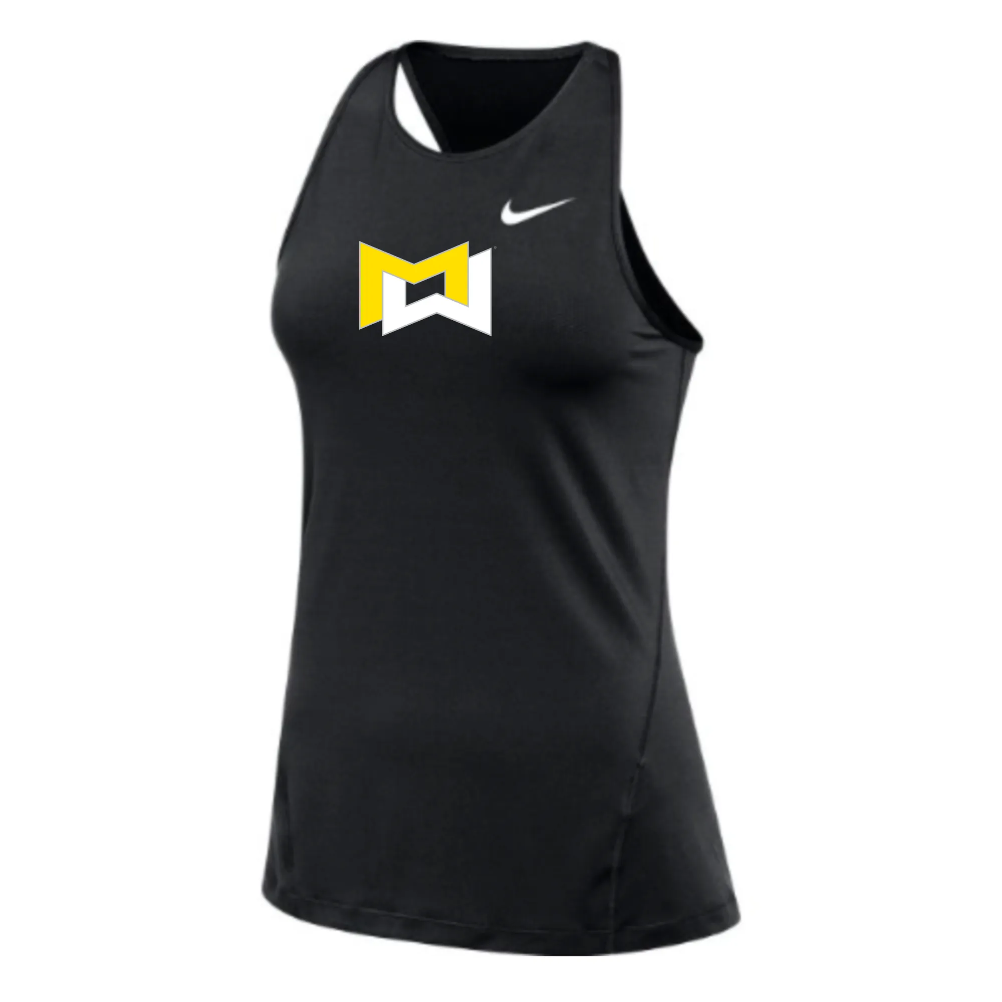 MOSSA Nike Women's All Over Mesh Tank (black) - R30 "M" Icon Logo