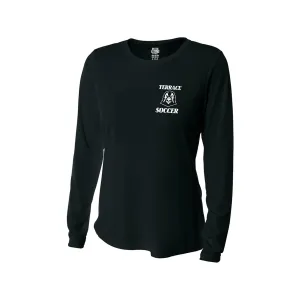 Mountlake Terrace High School Women's Long Sleeve Training Top (White)