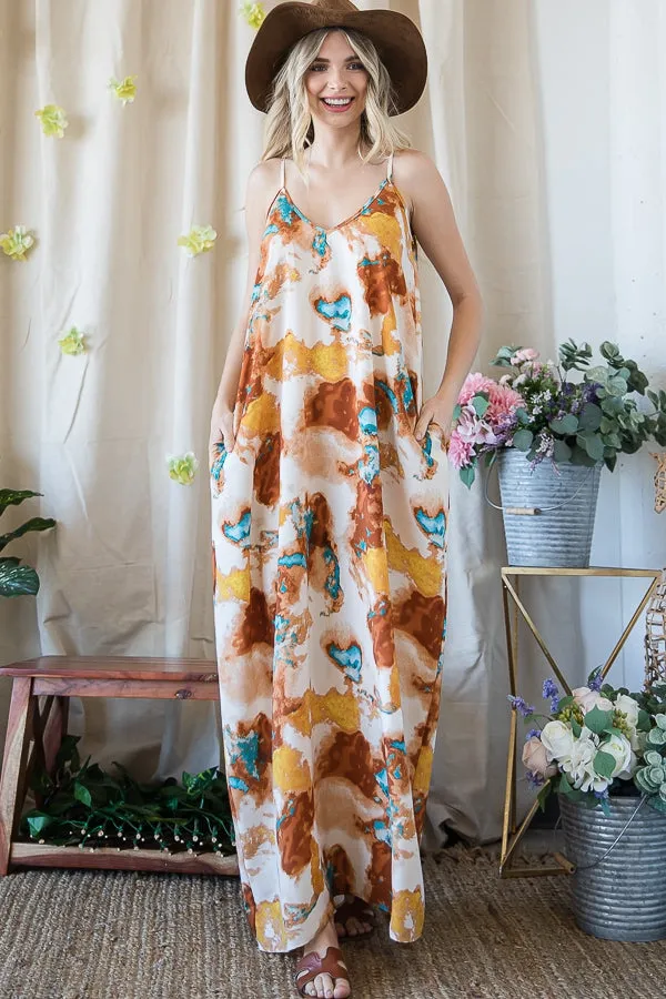 Multi print maxi