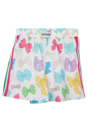 Multicolored Bows Boxer Shorts Women  By Katydid