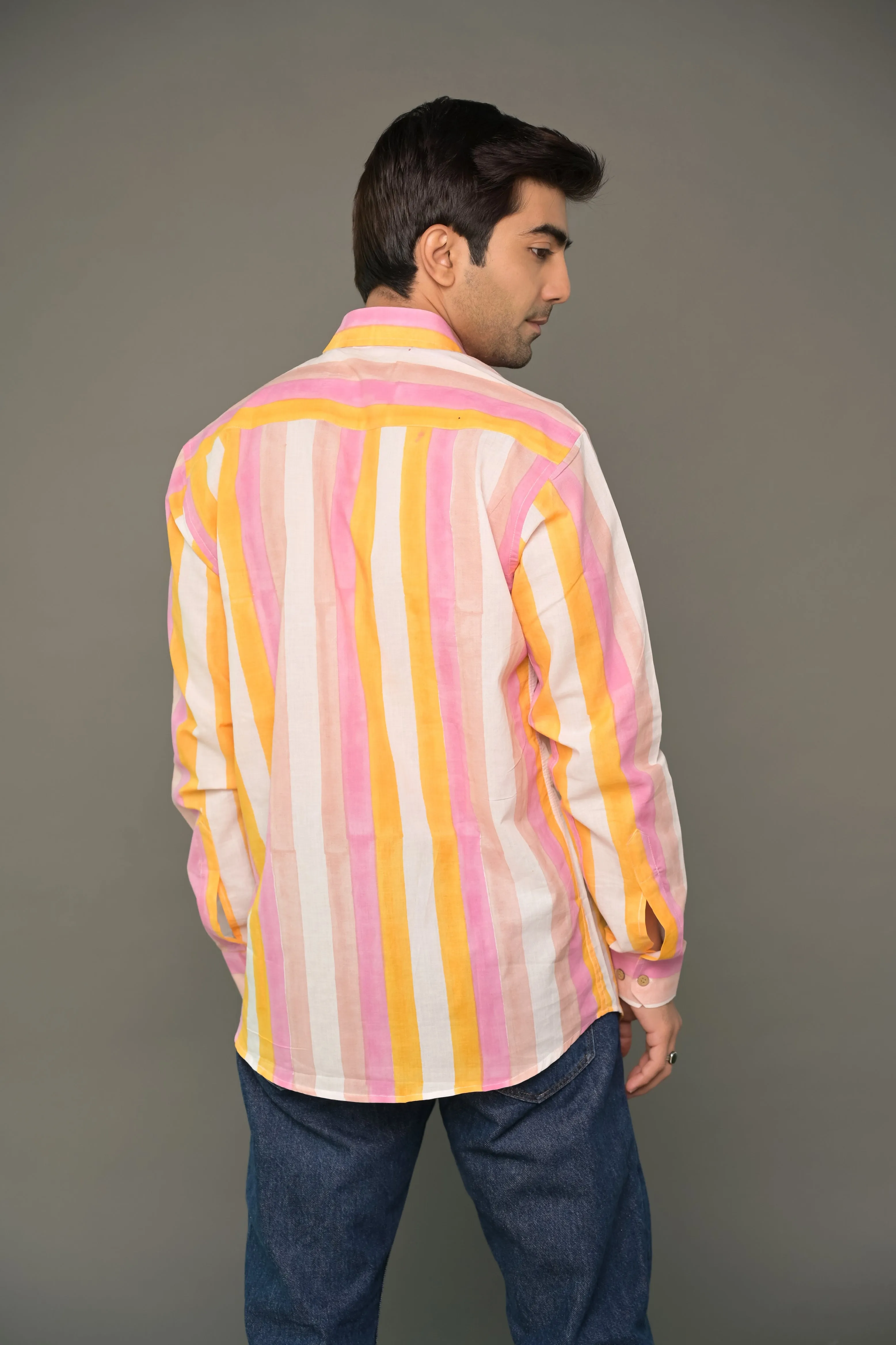 Multicolour Striped Cotton Shirt