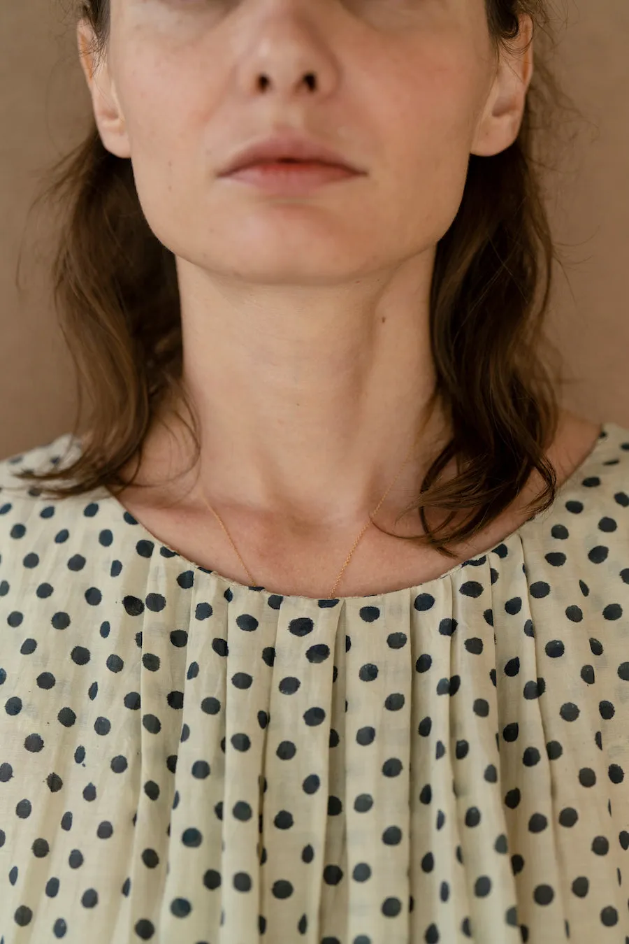 New All Season Dress Cotton Silk Mimi Polka-R.B.-Fashion Edit Runaway Bicycle