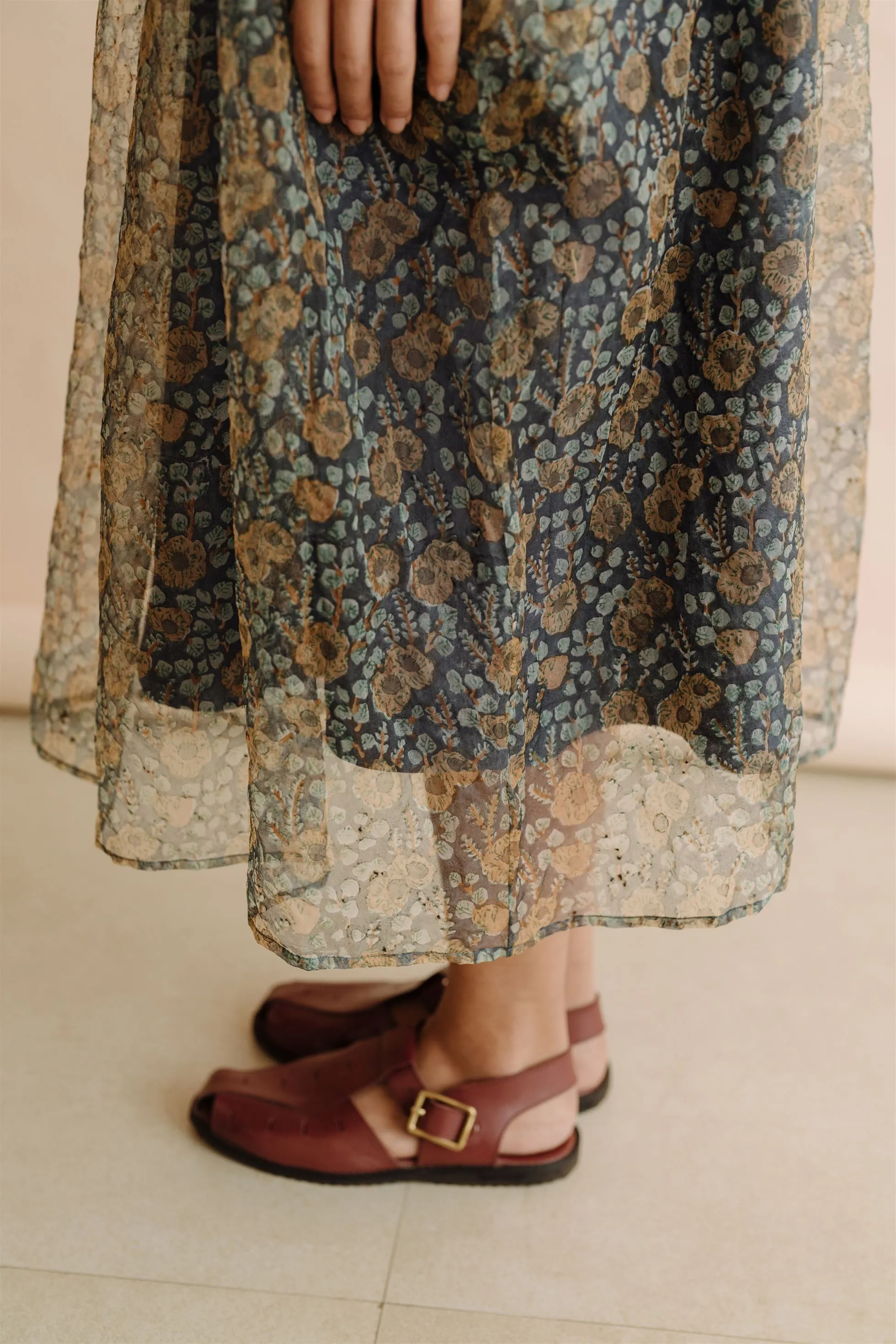 New All Season Dress Silk Organza Mimi Floral-R.B.-Fashion Edit Runaway Bicycle
