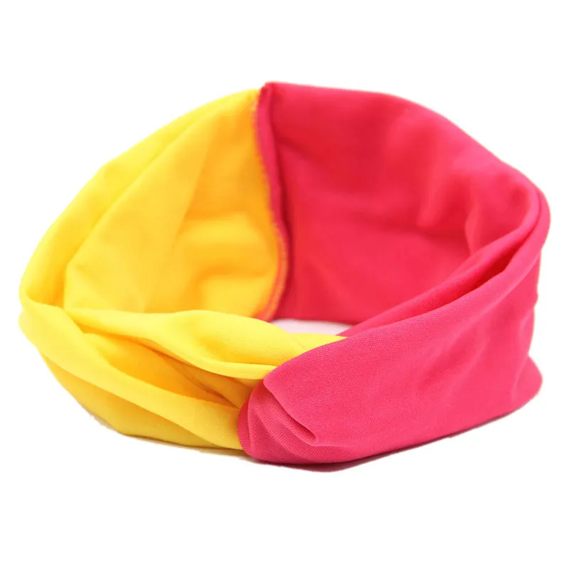New Ladies Hairband Twist Turban Hair Accessories Yoga Headband Elastic Bow