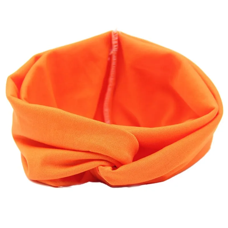 New Ladies Hairband Twist Turban Hair Accessories Yoga Headband Elastic Bow