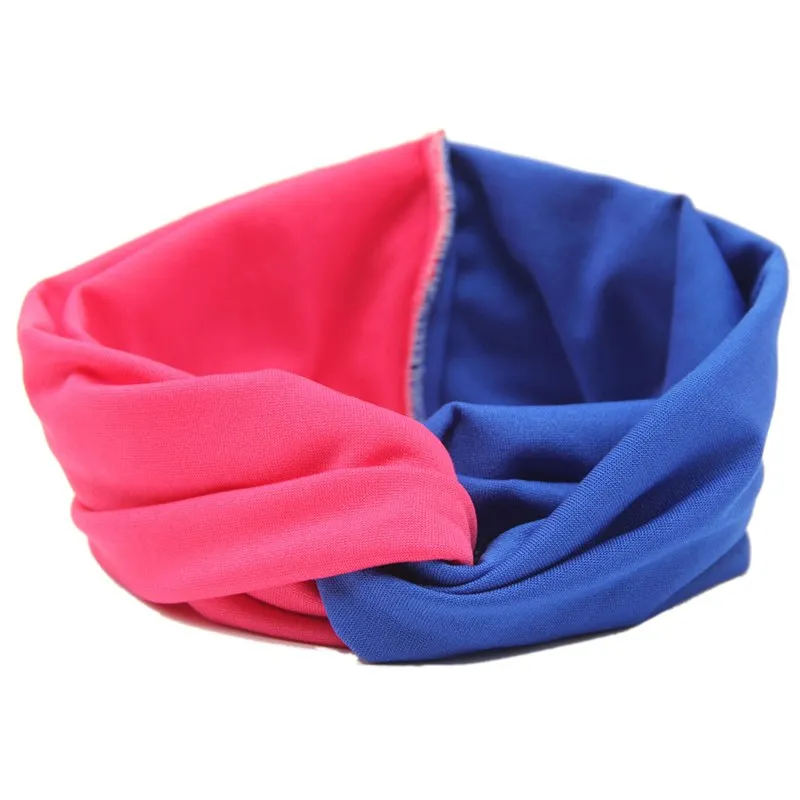 New Ladies Hairband Twist Turban Hair Accessories Yoga Headband Elastic Bow