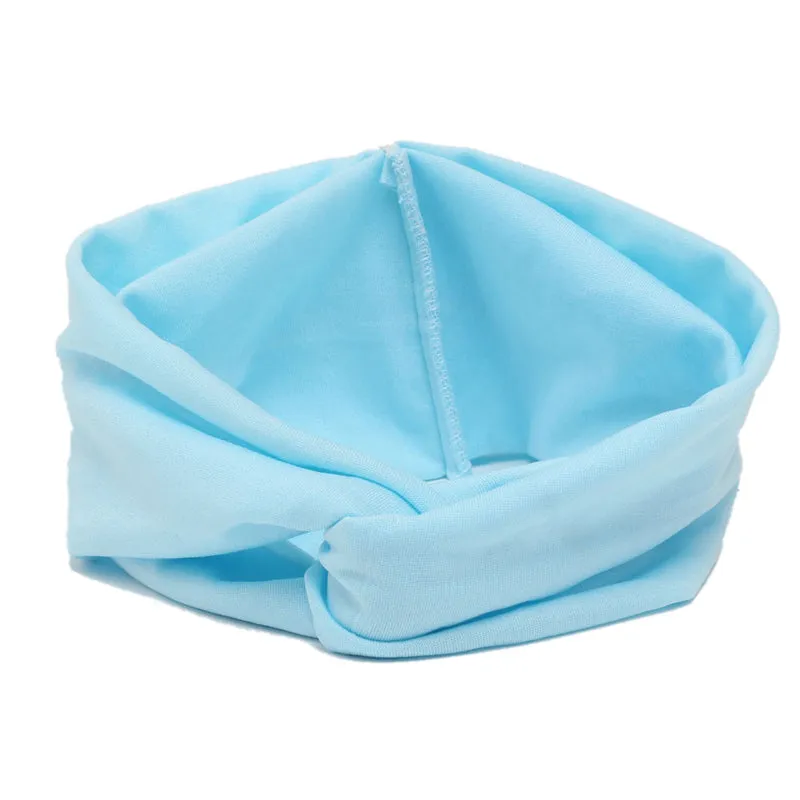 New Ladies Hairband Twist Turban Hair Accessories Yoga Headband Elastic Bow