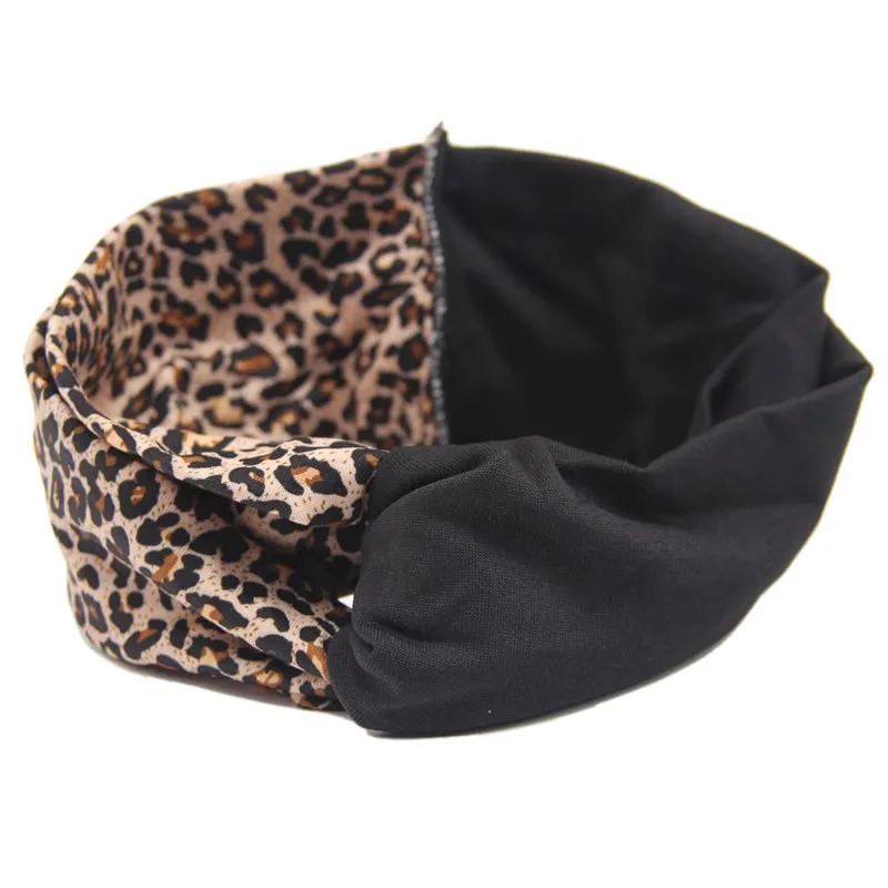 New Ladies Hairband Twist Turban Hair Accessories Yoga Headband Elastic Bow