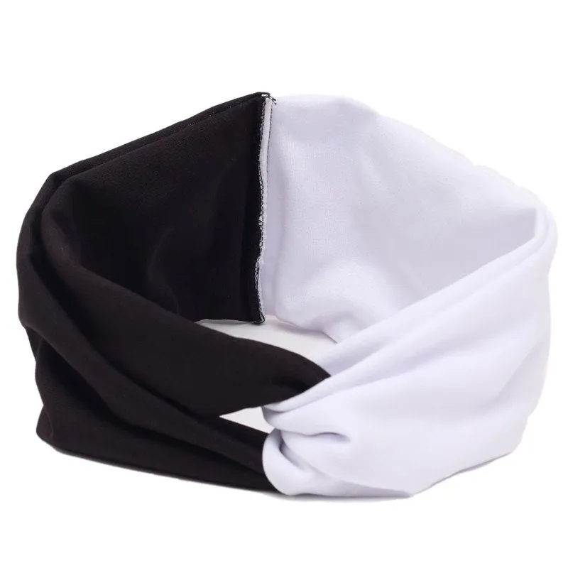New Ladies Hairband Twist Turban Hair Accessories Yoga Headband Elastic Bow