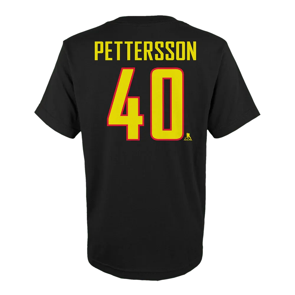 NHL Canucks Alternate Logo Youth Name & Number T-Shirt - Petterson