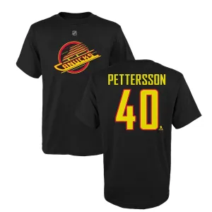 NHL Canucks Alternate Logo Youth Name & Number T-Shirt - Petterson