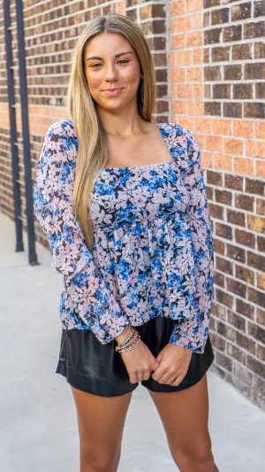 Noah Peplum Top
