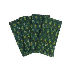 Northern India Block Print Napkin Set - 5