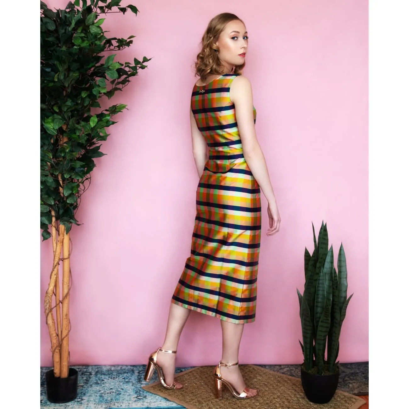 Olivia Rose Gold Midi Dress