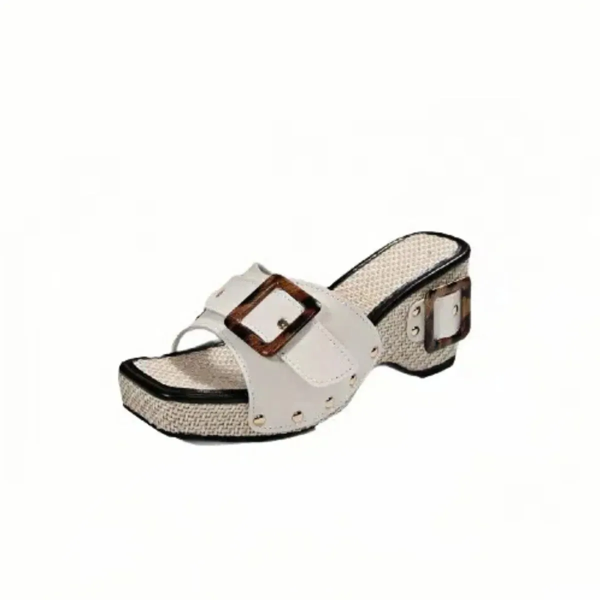 Open Toe Block Heels Sandals