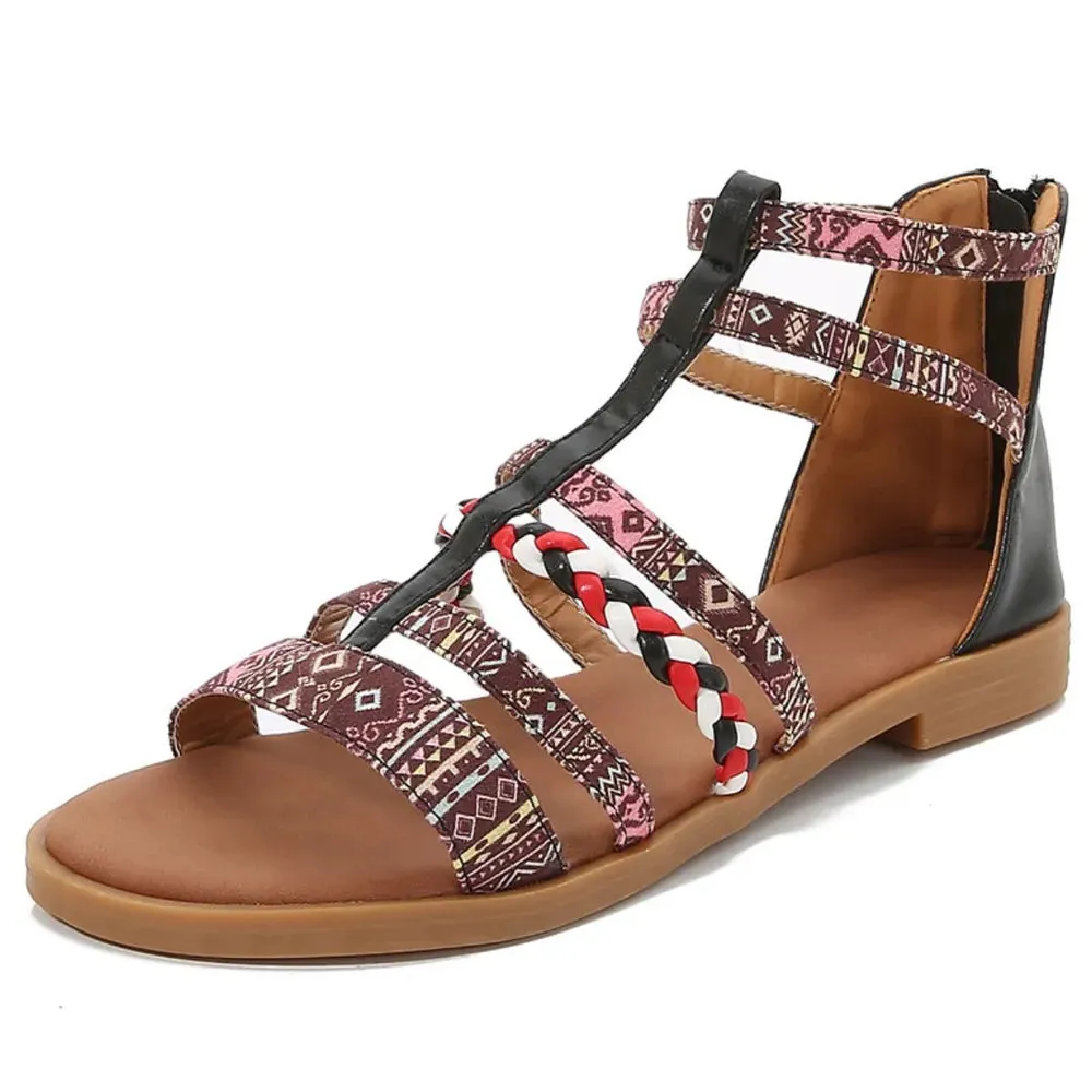 Open Toe Flats Sandals