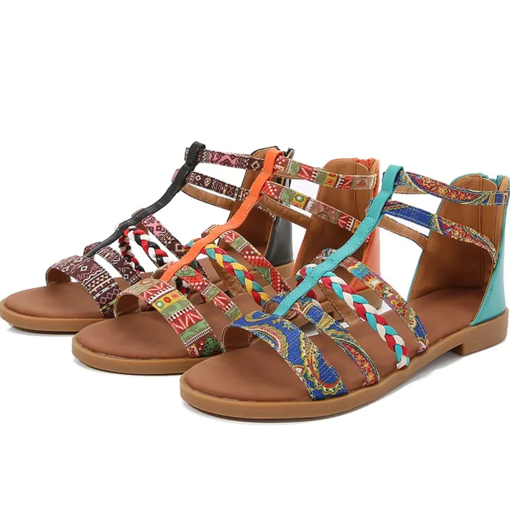 Open Toe Flats Sandals