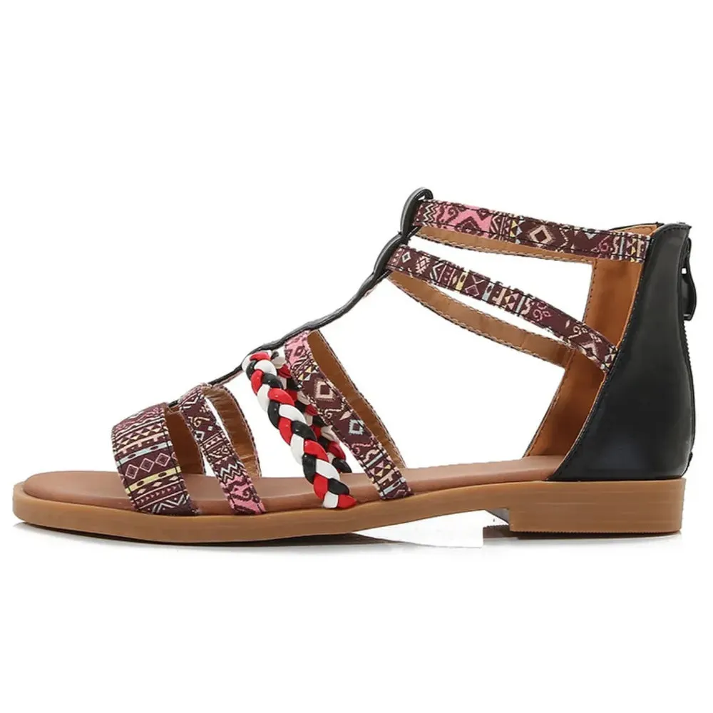 Open Toe Flats Sandals