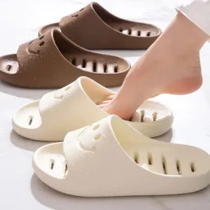Open Toe Platform Slippers