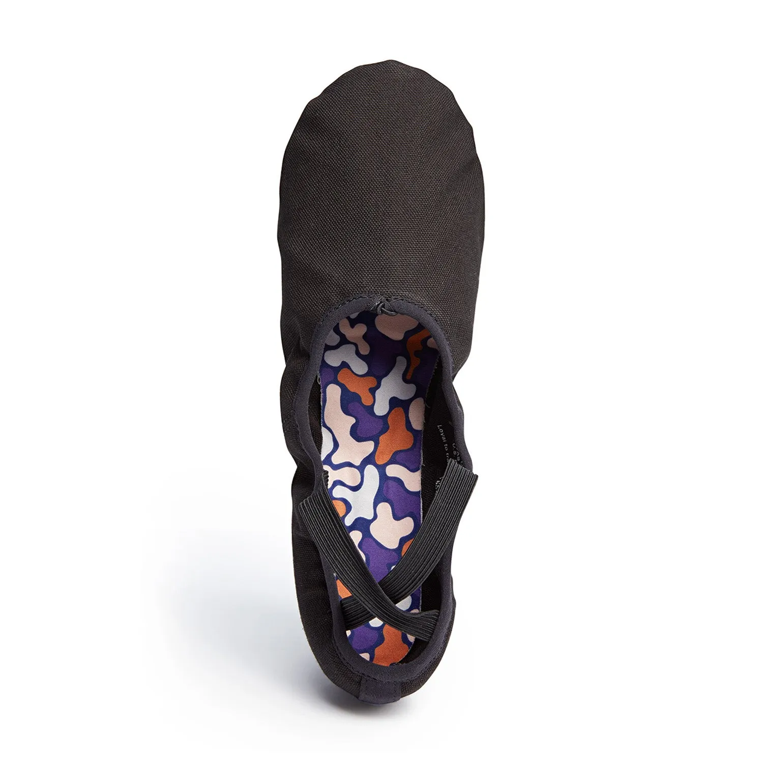 Orza Pro™ One Ballet Shoe Men's Black Canvas