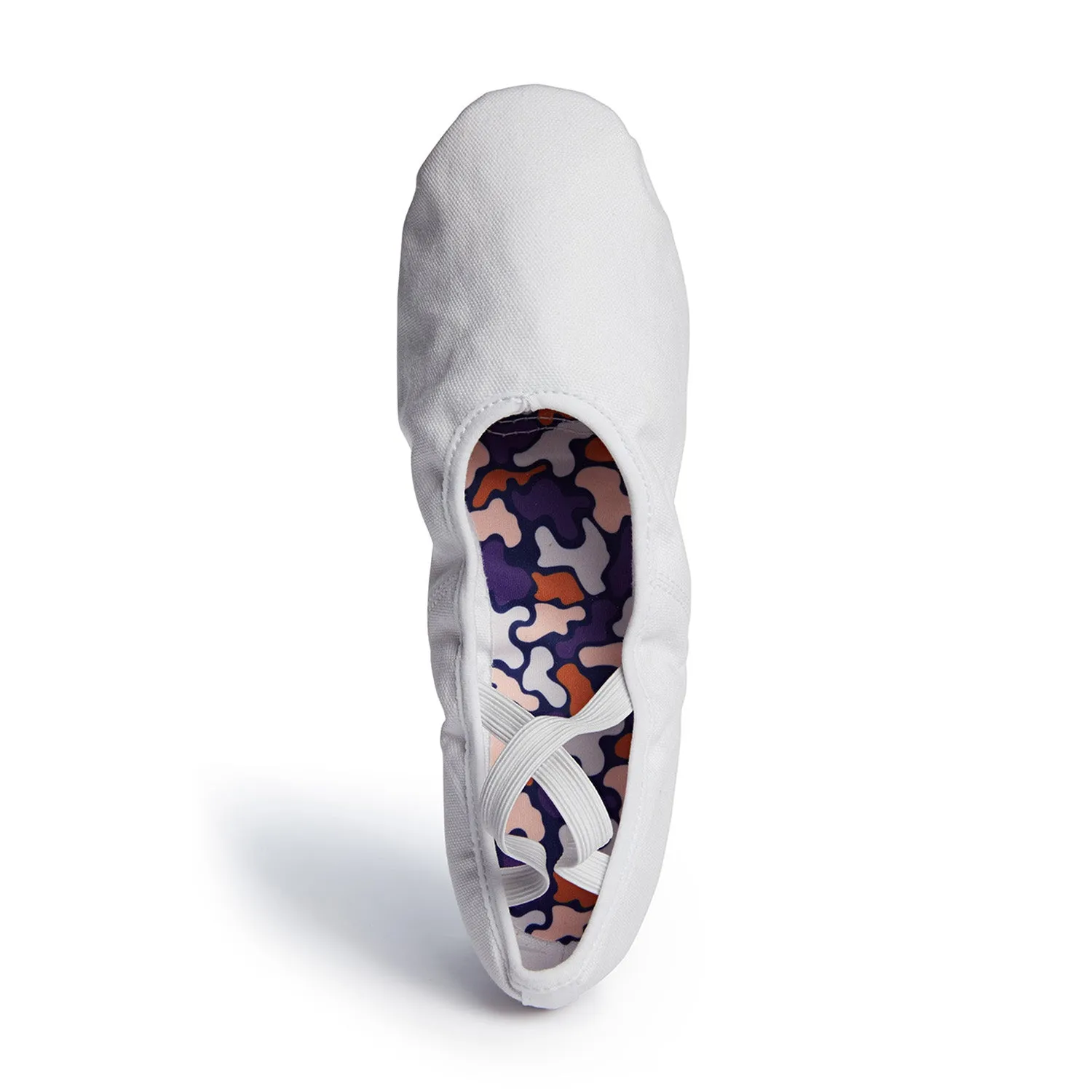 Orza Pro™ One Ballet Shoe Men's White Canvas