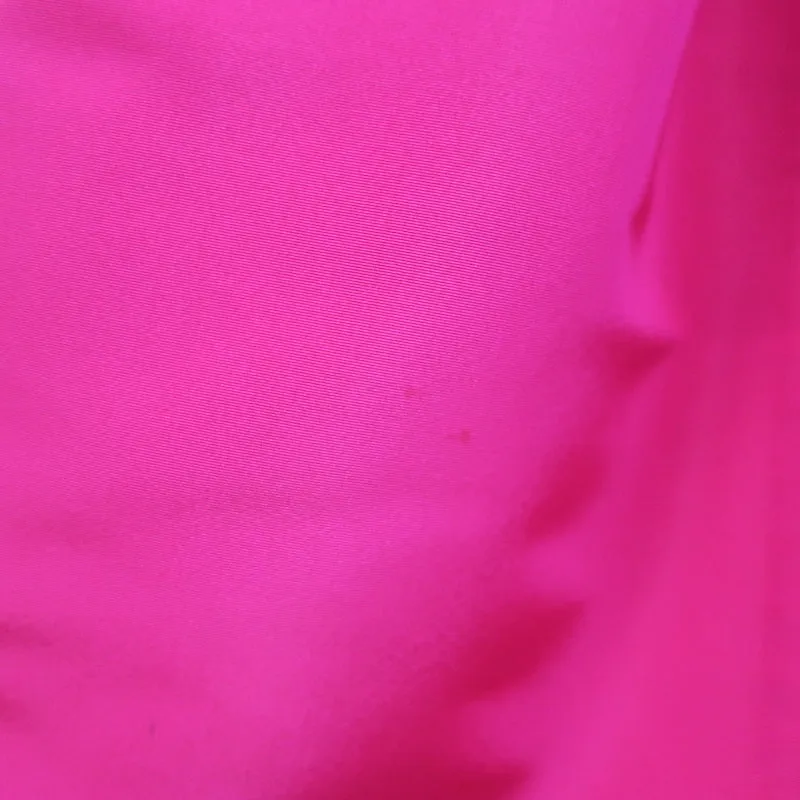 Oscar de La Renta Bow-Shoulder Midi Dress Fuchsia Silk Faille Size 2