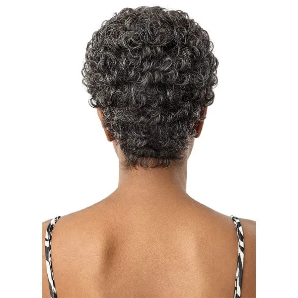 Outre 100% Human Hair Fab & Fly Gray Glamour Full Cap Wig - HH DINA