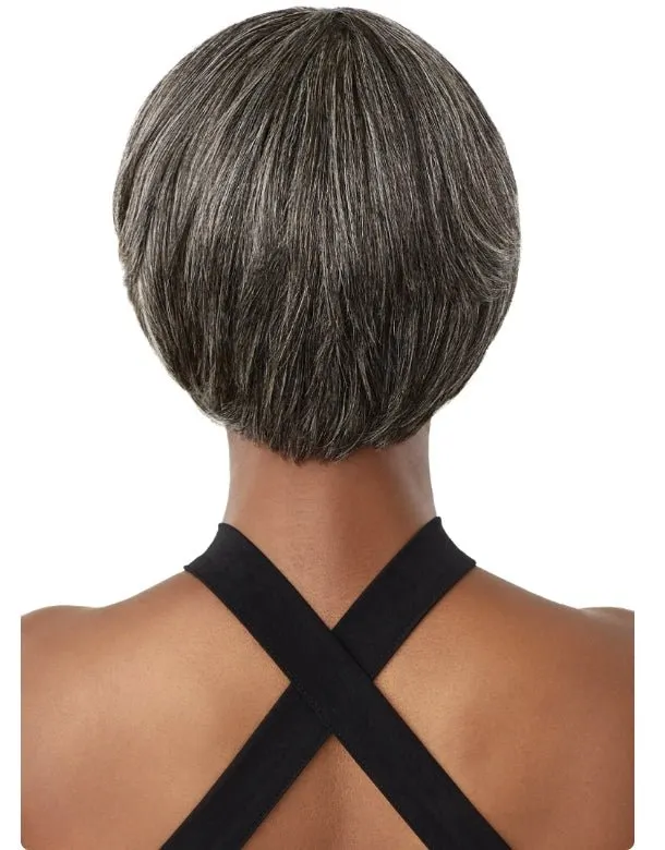 Outre 100% Human Hair Fab & Fly Gray Glamour Wig - Muriel