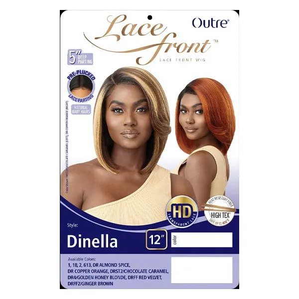 Outre Synthetic Swiss HD Lace Front Wig - DINELLA
