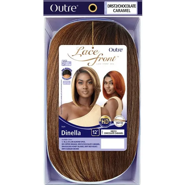 Outre Synthetic Swiss HD Lace Front Wig - DINELLA