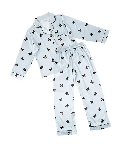 P5464 - 2-Piece Bow Print Sleep Set
