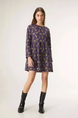 Pea Print Babydoll Dress
