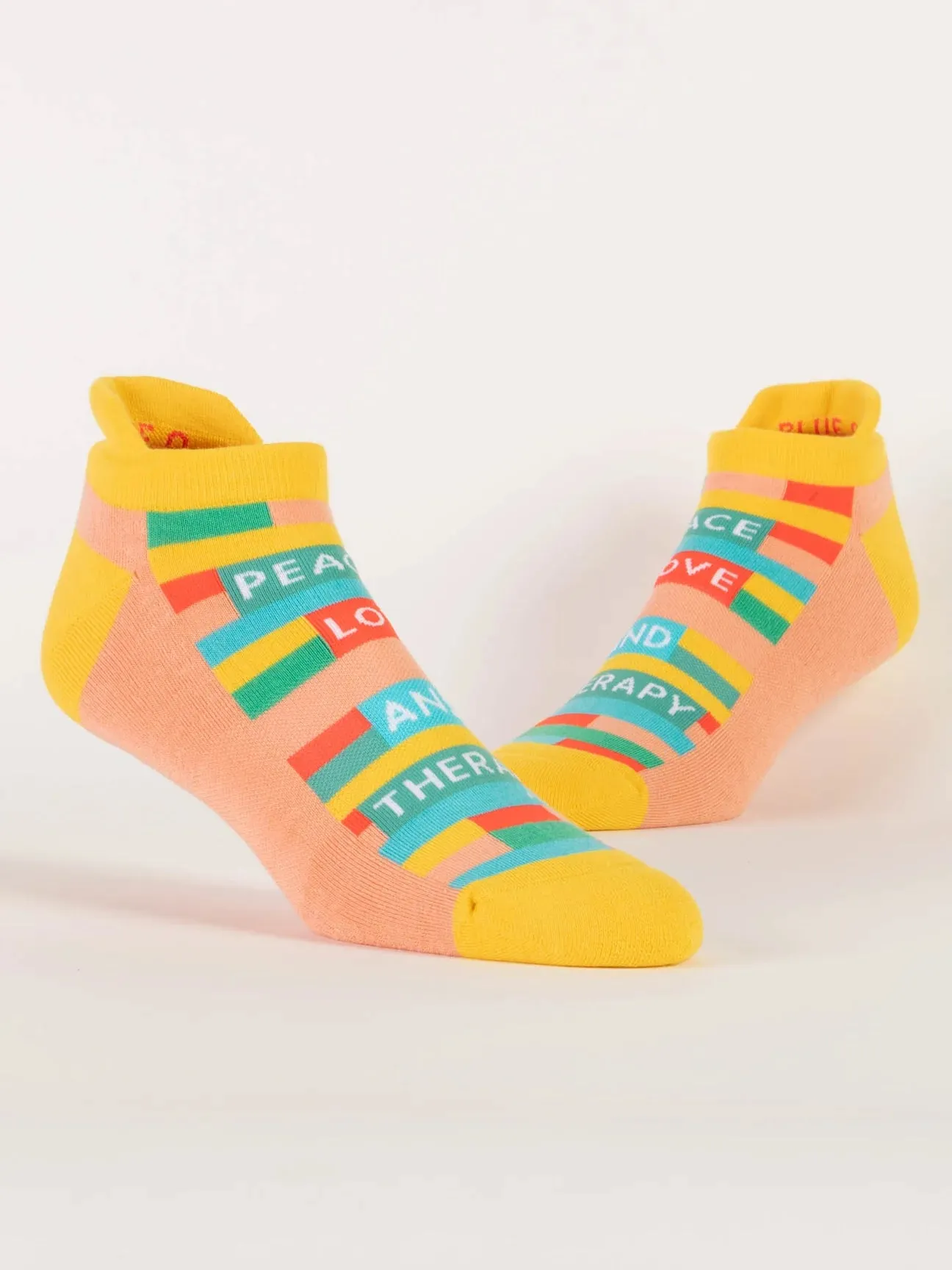 Peace Love & Therapy Sneaker Socks S/M