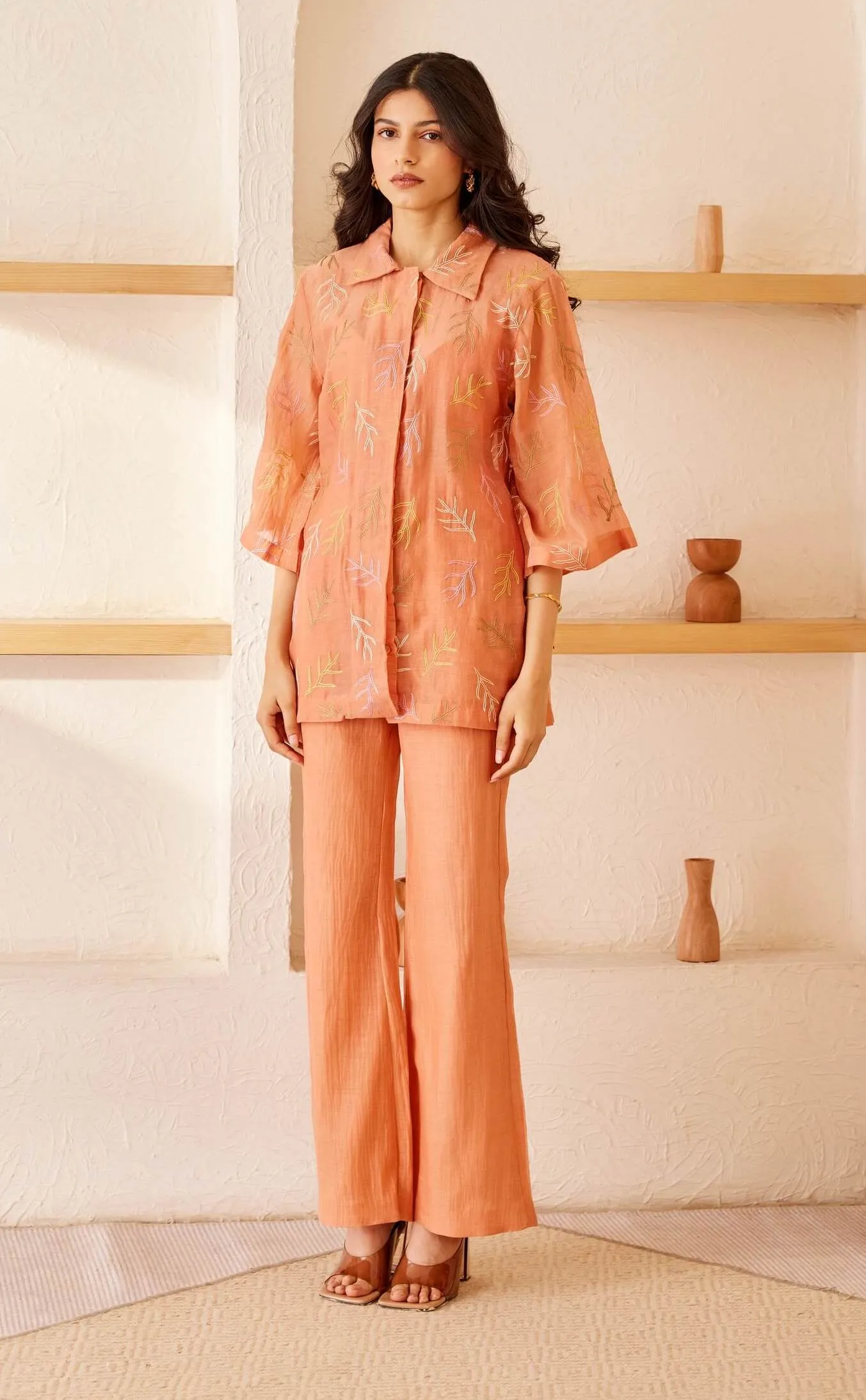 Peach Sundown Orange Shirt