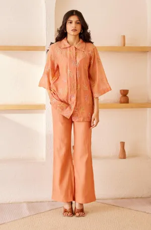 Peach Sundown Orange Shirt