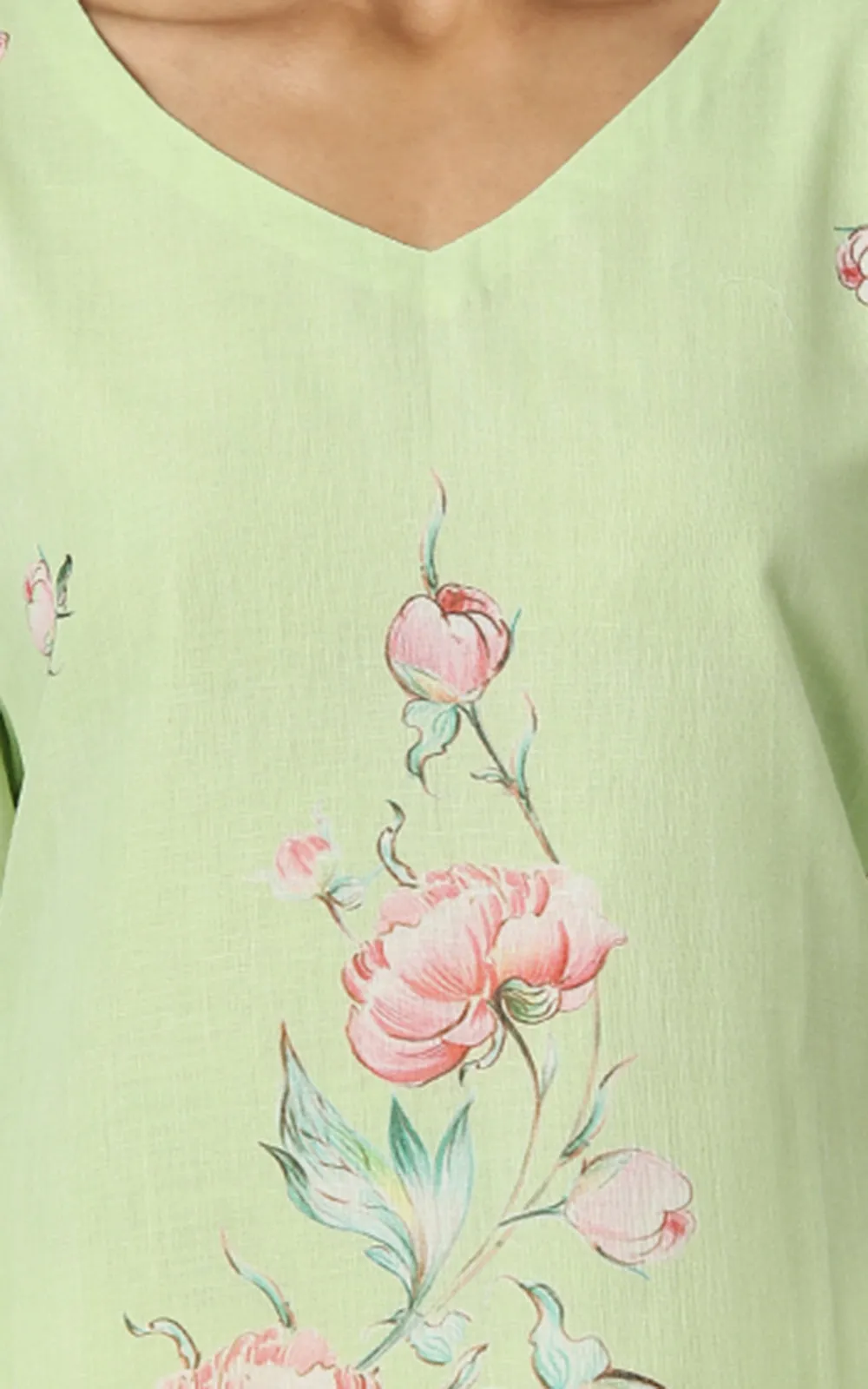 PEONY MINT GREEN KURTA