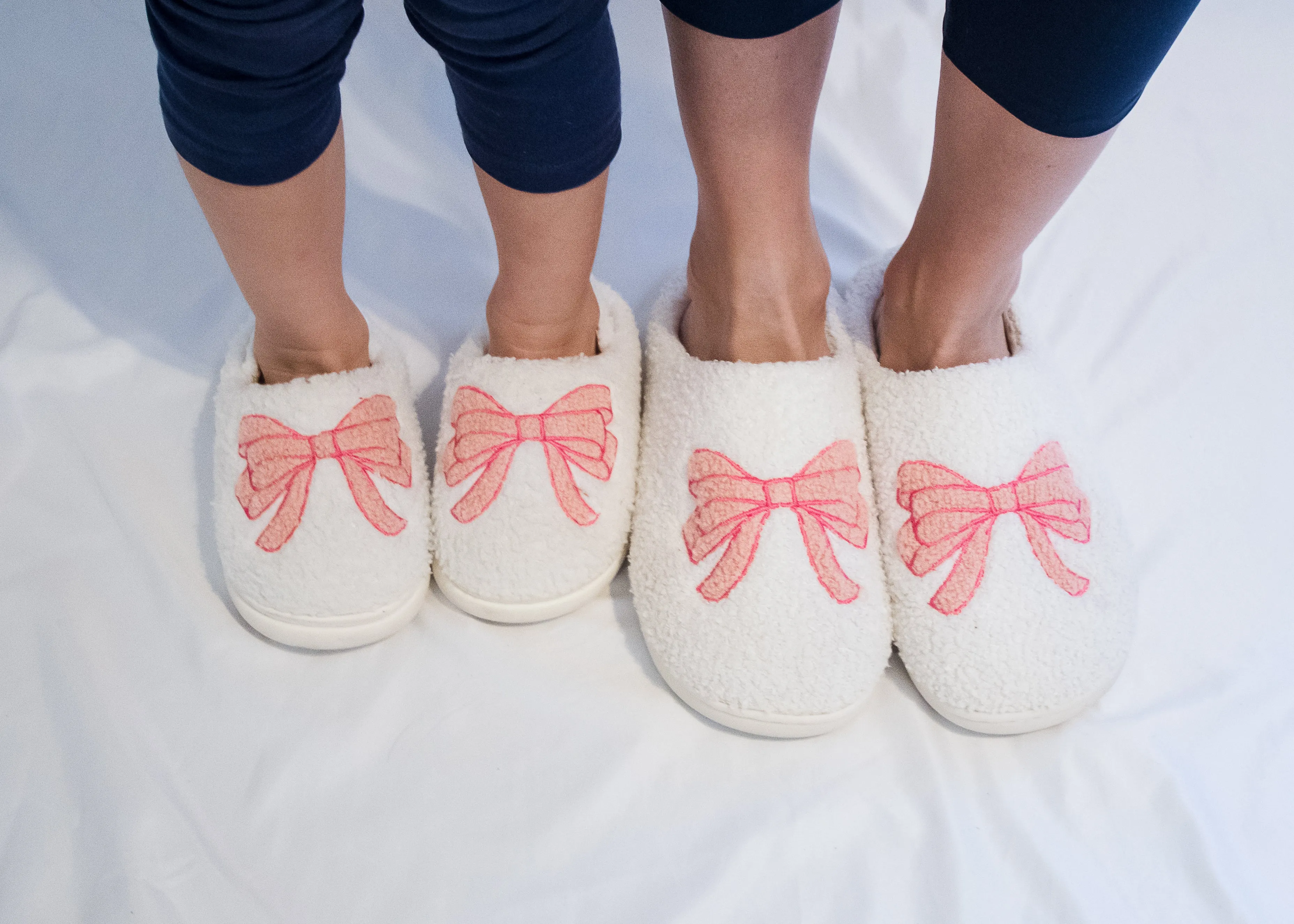 Pink Bow House Shoes (Mini)
