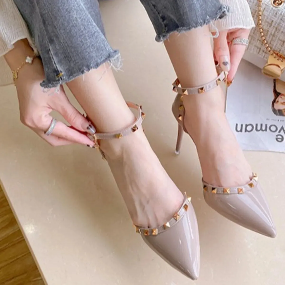 Point Toe Kitten Heels Pumps