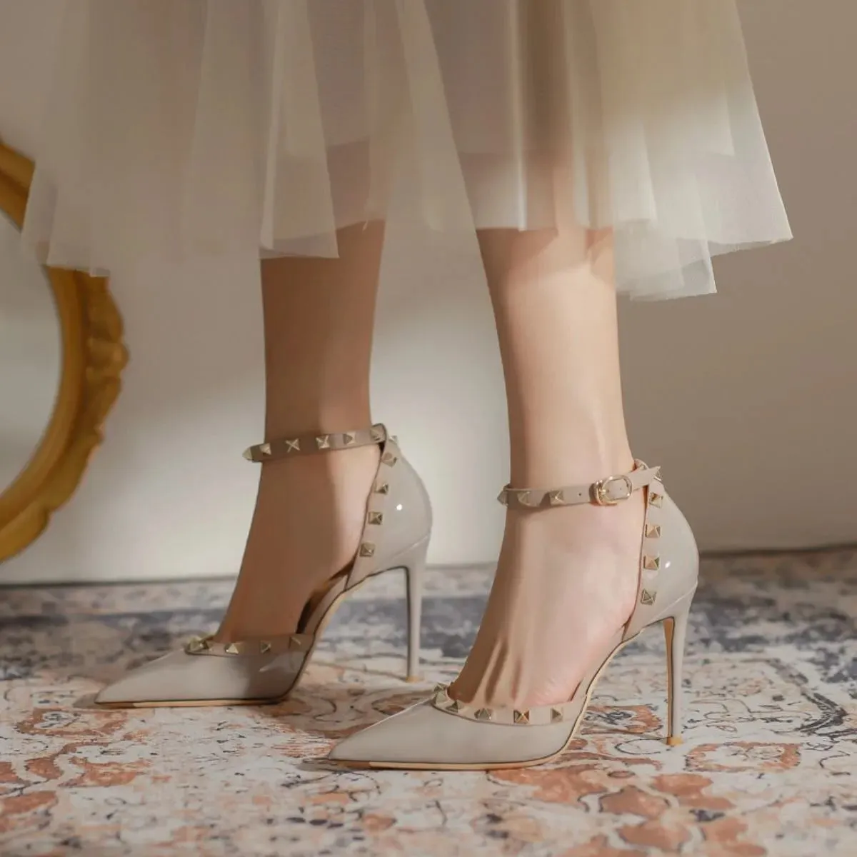 Point Toe Kitten Heels Pumps