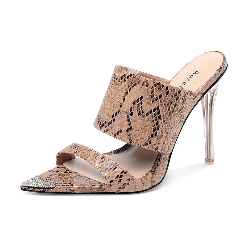 Pointed High Heel Sandals