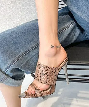 Pointed High Heel Sandals