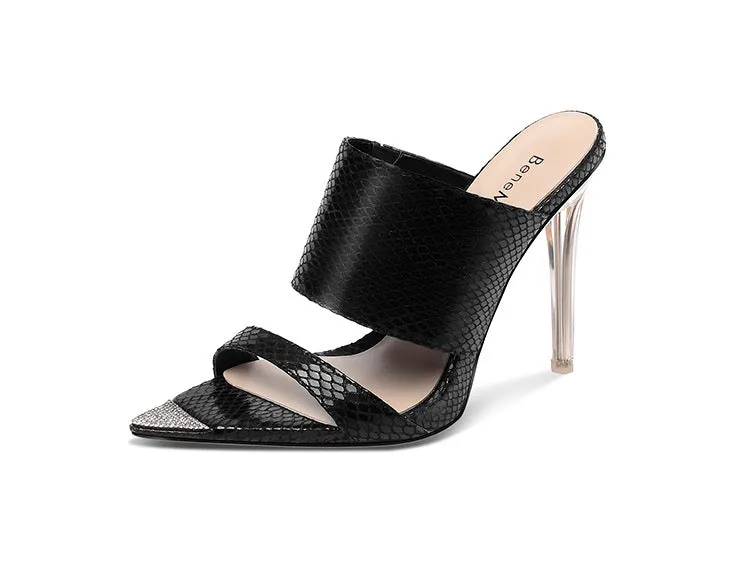Pointed High Heel Sandals