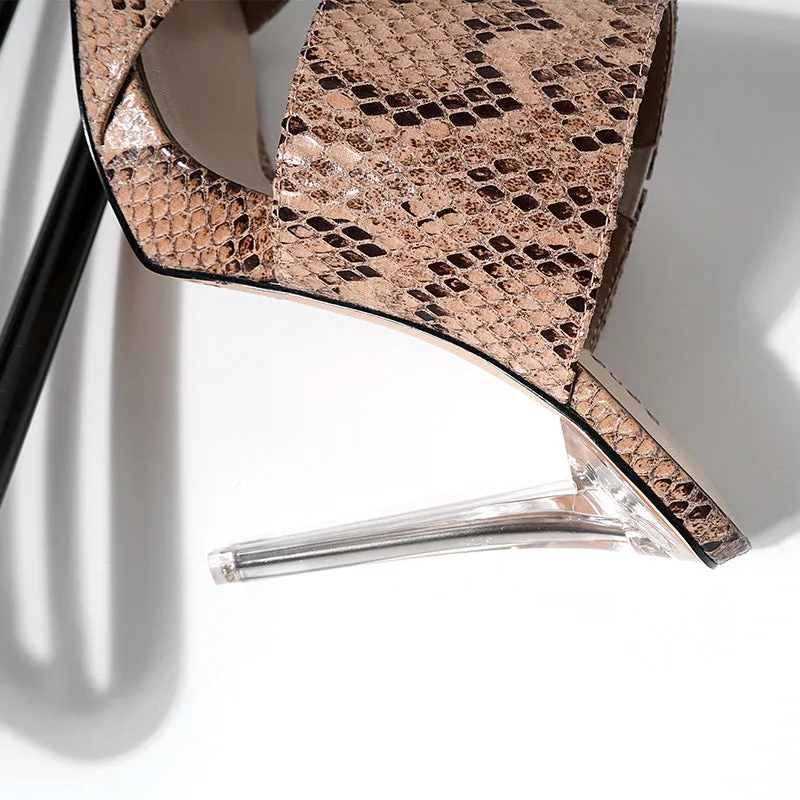 Pointed High Heel Sandals