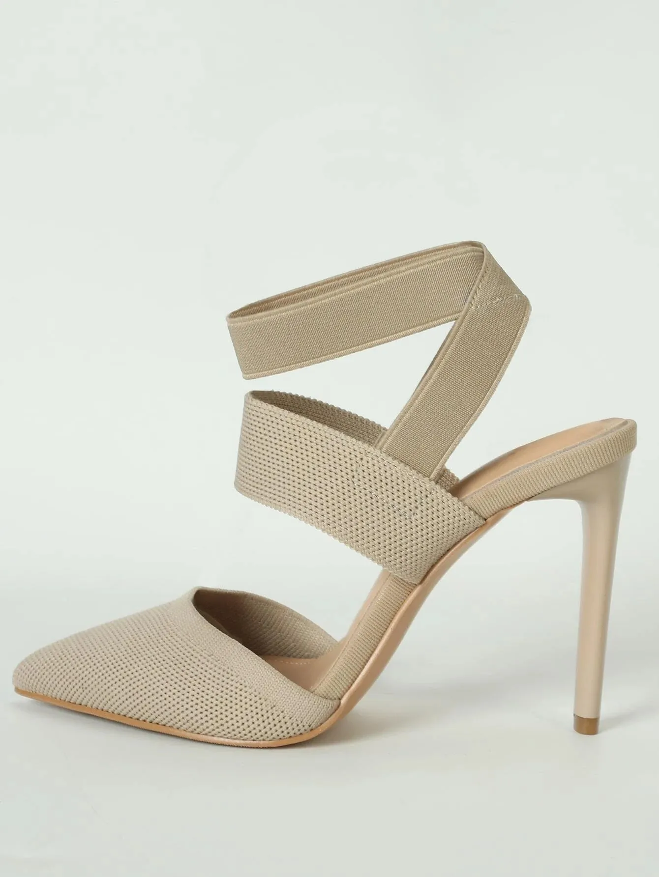 Pointed High Heel Strap Sandals